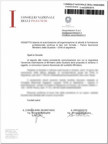 Geocorsi_autorizzazione formazione professionale ingegneri Geocorsi_autorizzazione formazione professionale ingegneri