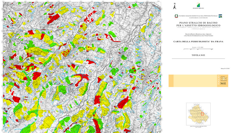 Autorit&agrave; di Bacino Distrettuale dell'Appennino Centrale, online le cartografie #PAI e #PSDA