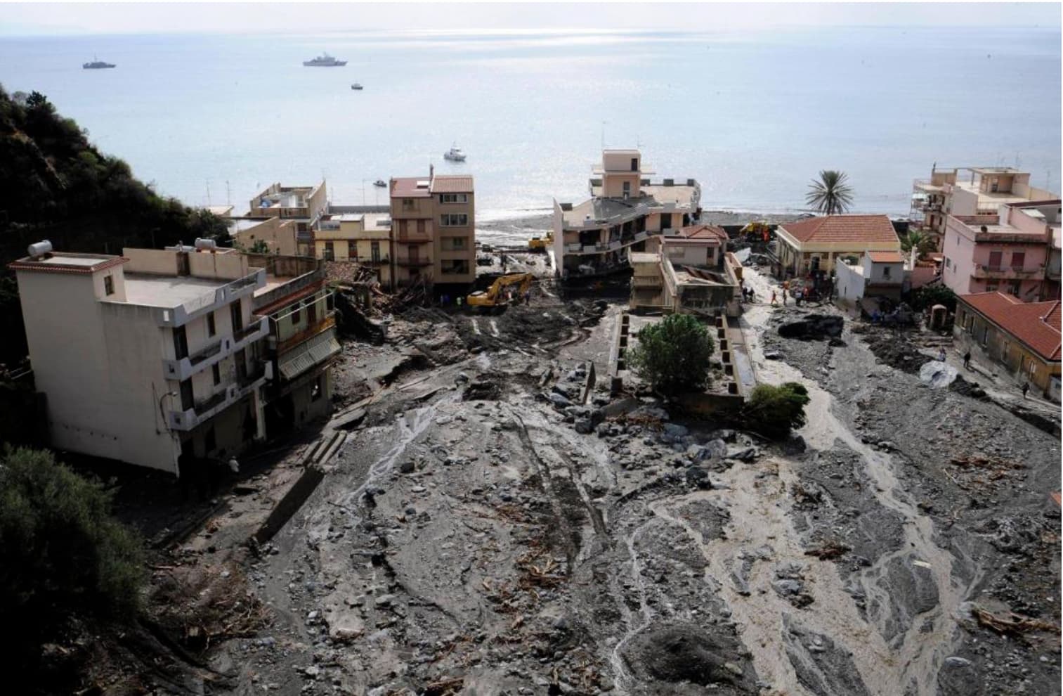 Opere di stabilizzazione di un&rsquo;area soggetta a dissesto idrogeologico nella provincia di Messina