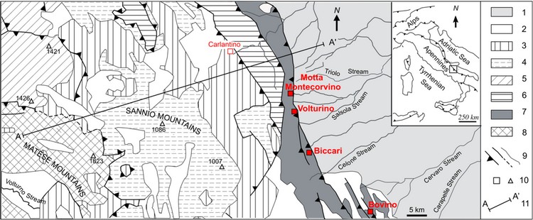 The Geo-Hydro-Mechanical Properties of a Turbiditic Formation as Internal Factors of Slope Failure Processes