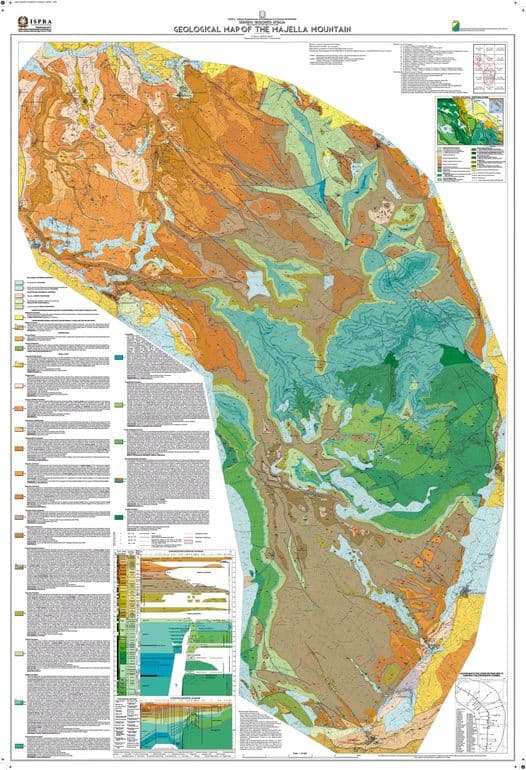 Carta geologica della Maiella (scala 1:25.000)